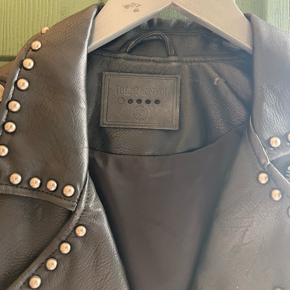 Black NYC Faux Leather jacket - Picture 6 of 6